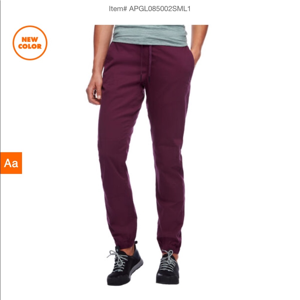 NWT Black Diamond Notion Pants